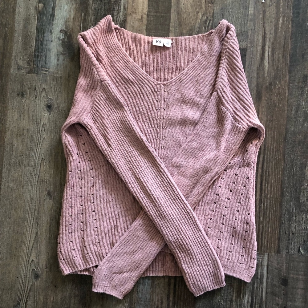 Tentree Highline Sweater XS Rose Pink